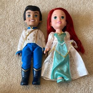 The Little Mermaid Ariel and Prince Eric Dolls